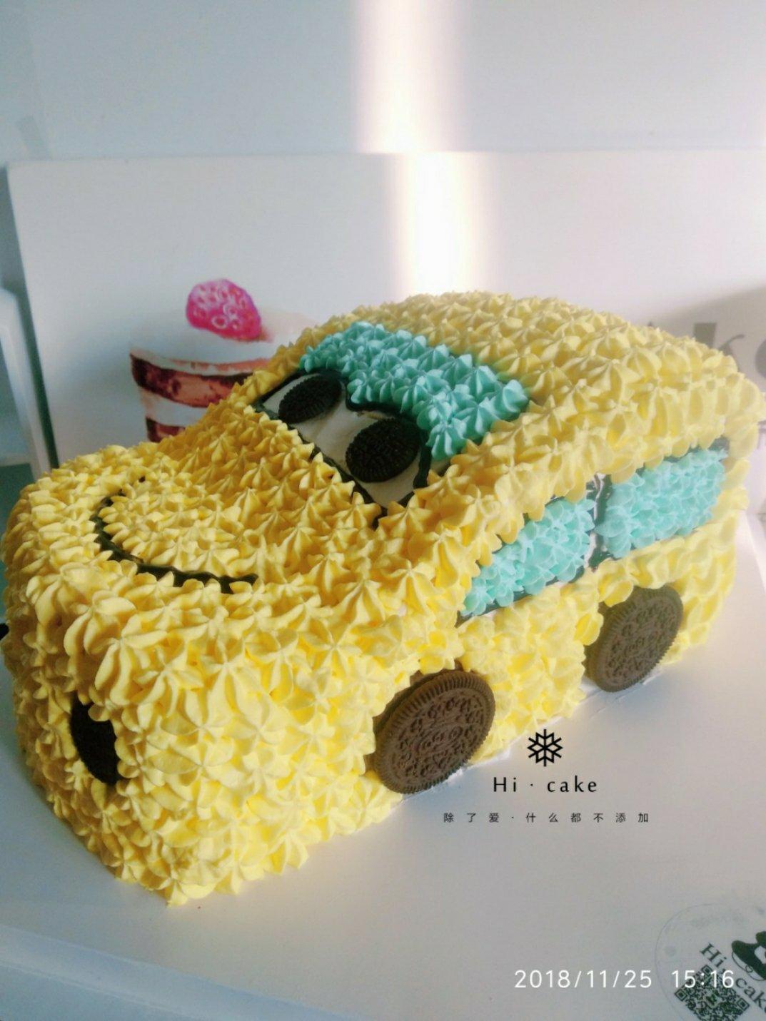 萌萌小汽车蛋糕