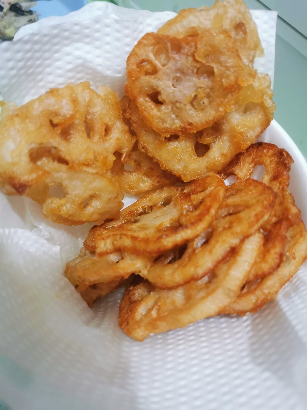 炸藕夹(素)教你做酥脆不夹肉的素炸藕夹