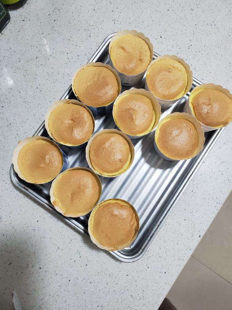 纸杯蛋糕 8寸戚风蛋糕的量