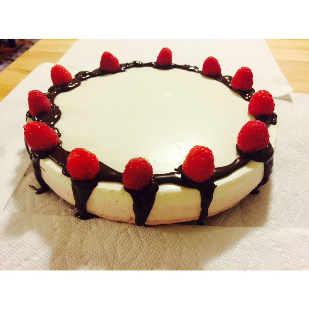 渐变蓝莓冻芝士蛋糕（免烤）