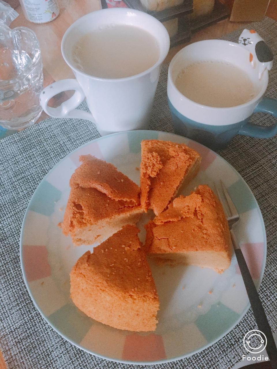 黄豆粉戚风蛋糕