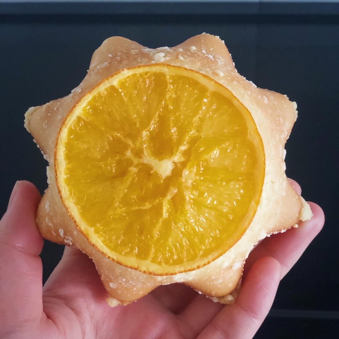 香橙卡士达星星包