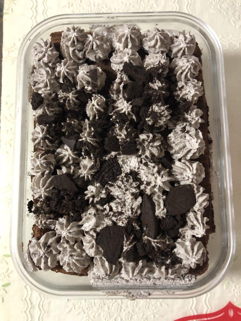 好吃到流泪的奥利奥咸奶油盒子蛋糕