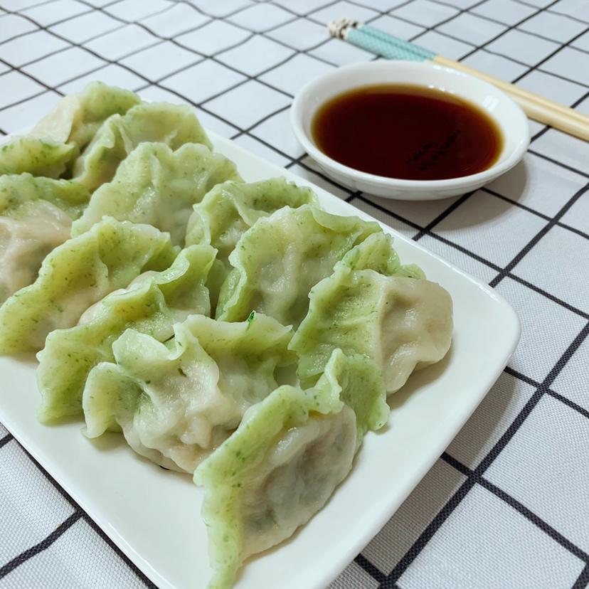 荠菜鲜肉饺子