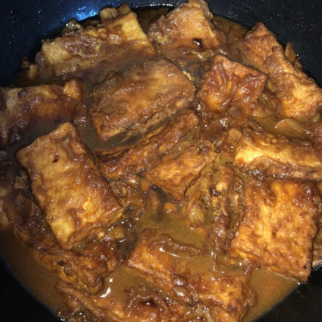 无敌好吃的香煎豆腐