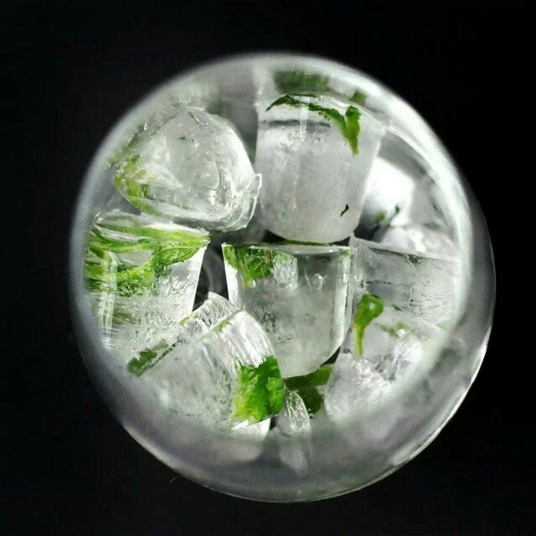 糖心tancy做的柠檬薄荷冰块