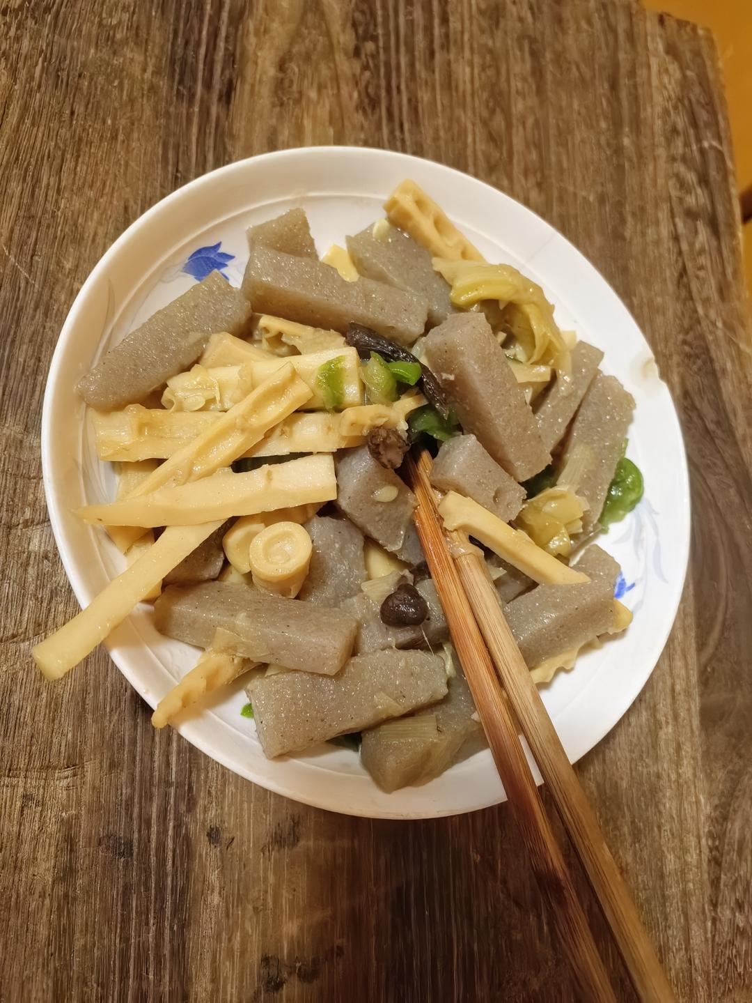 超好吃香辣魔芋豆腐❤️