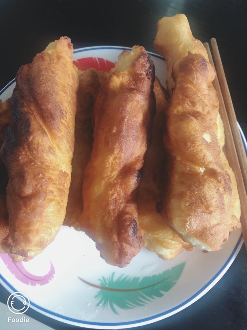 快手早餐～自制油条（酵母版，不含泡打粉、膨松剂）