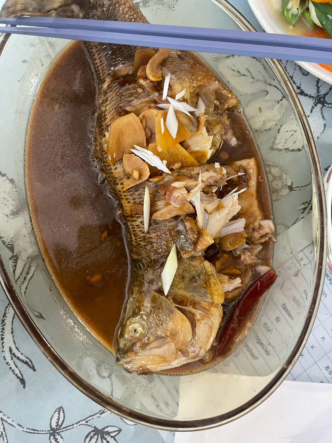 红烧鲈鱼