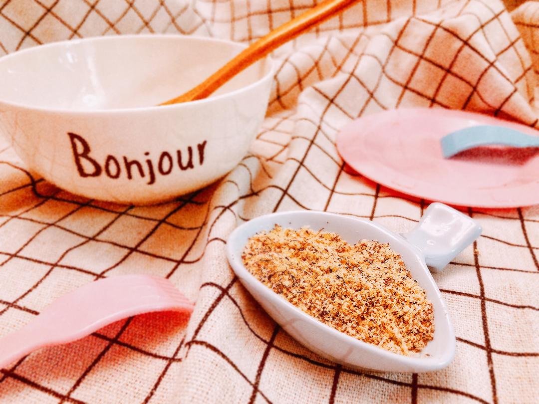 补铁、补钙，天然调味料——白芝麻紫菜虾皮粉