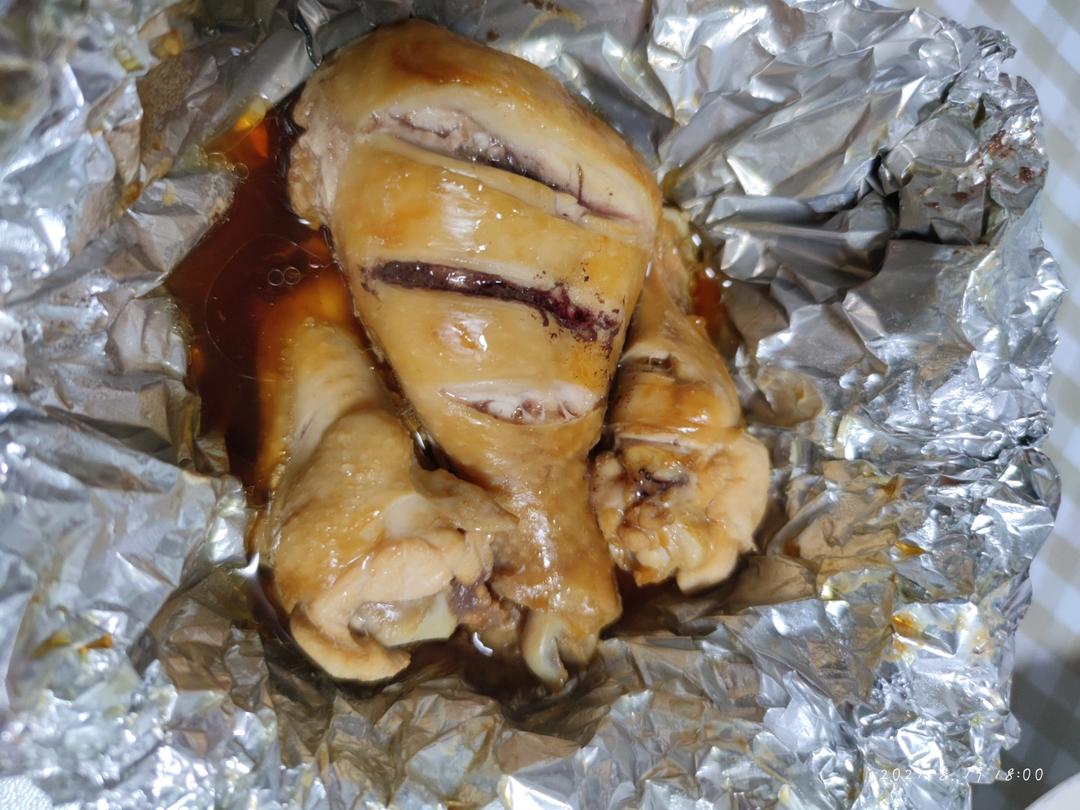 无水无油超嫩蒸鸡腿！！