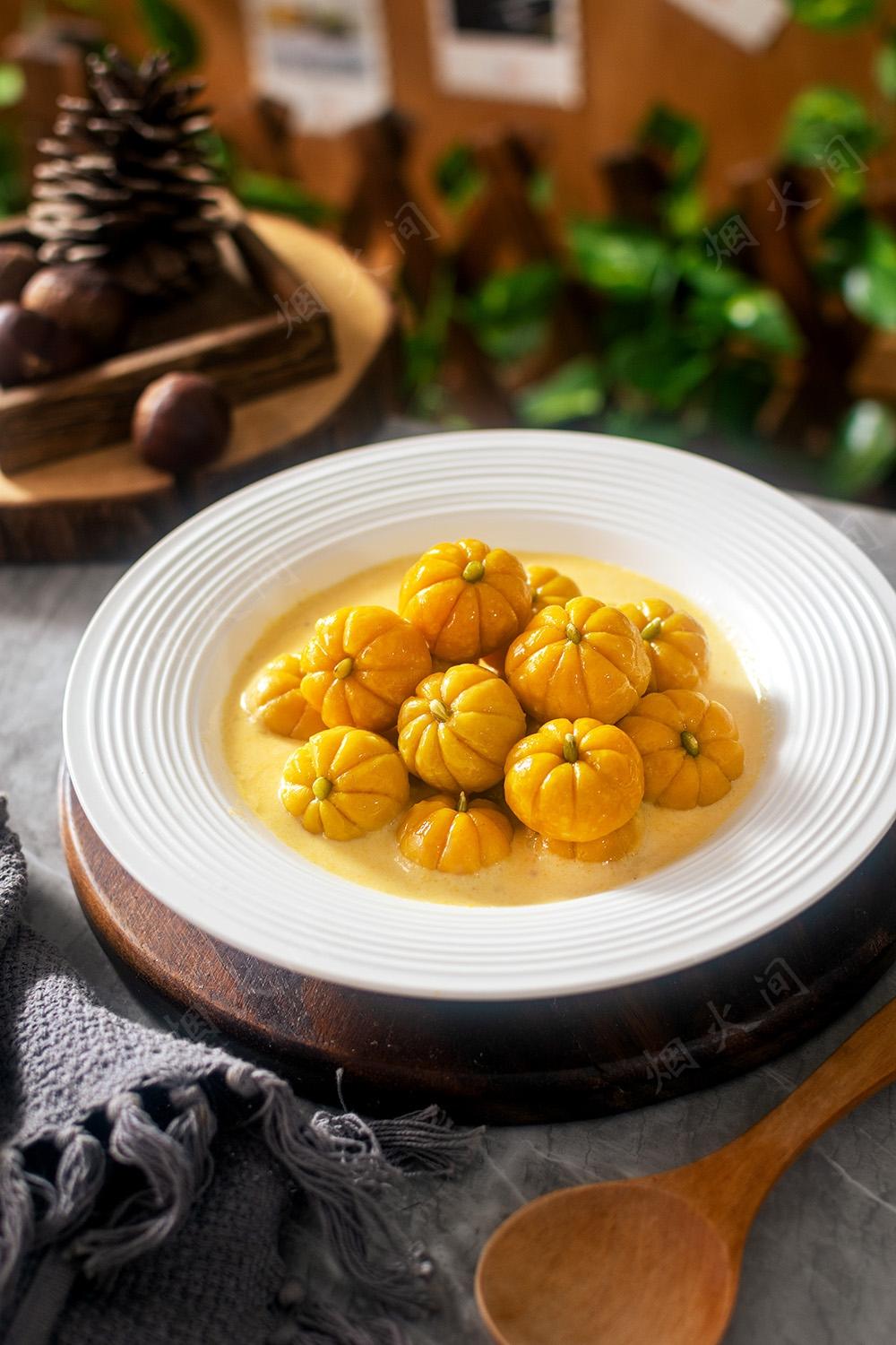 面疙瘩还能这么做?小南瓜造型太可爱啦!