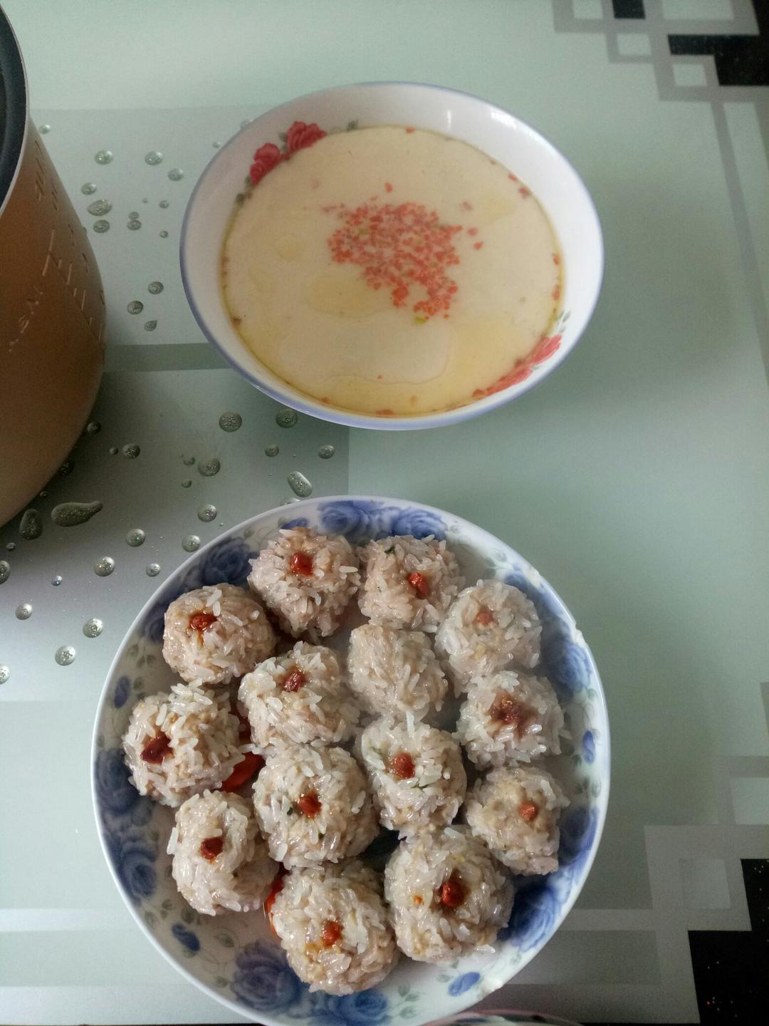 蒸糯米丸子