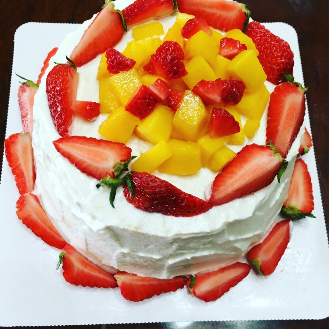 抹面＆淋面：春日缤纷奶油蛋糕