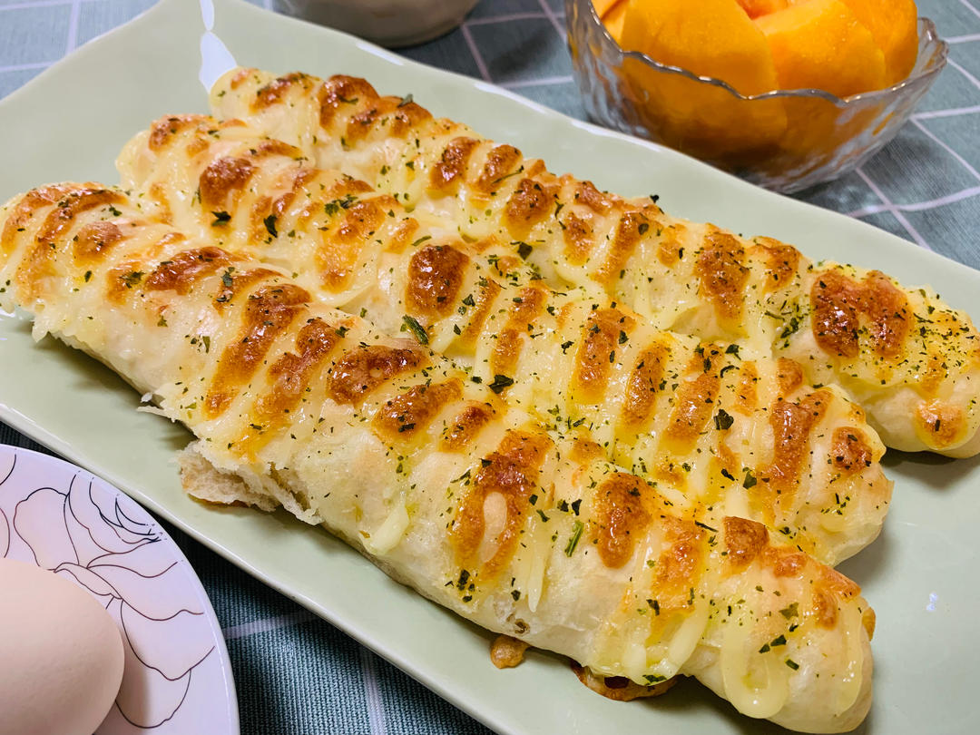 黄金芝士条面包｜真的真的很好吃❗️超简单❗️