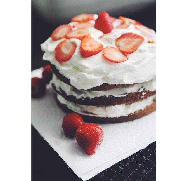 过个萌萌的圣诞节——圣诞欢乐巧克力裸蛋糕