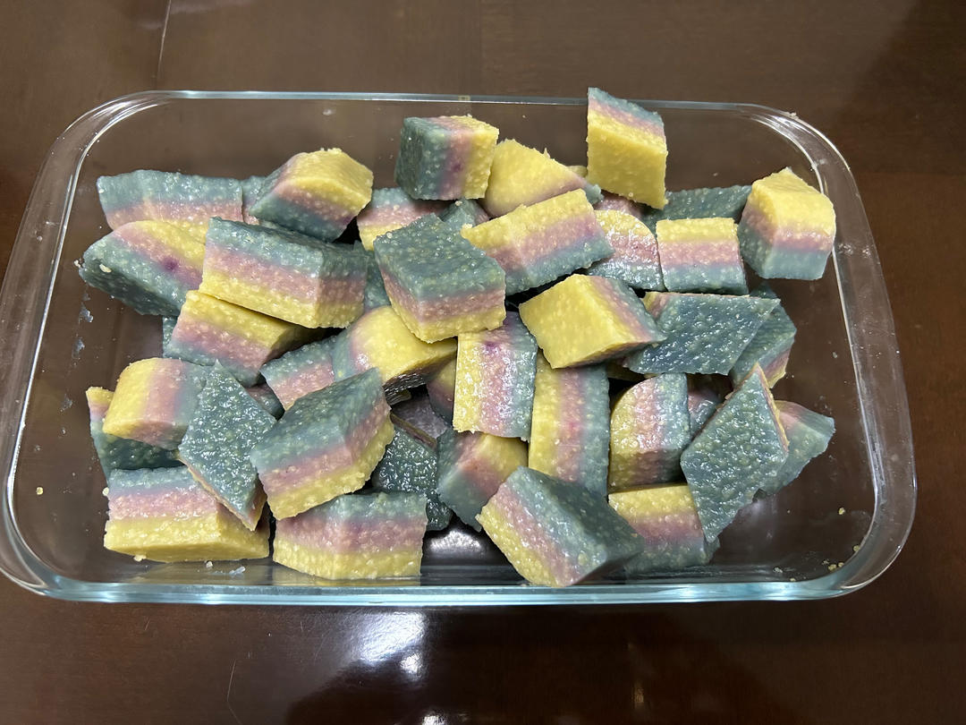 广东早茶糕点！小米马蹄糕，香甜软糯