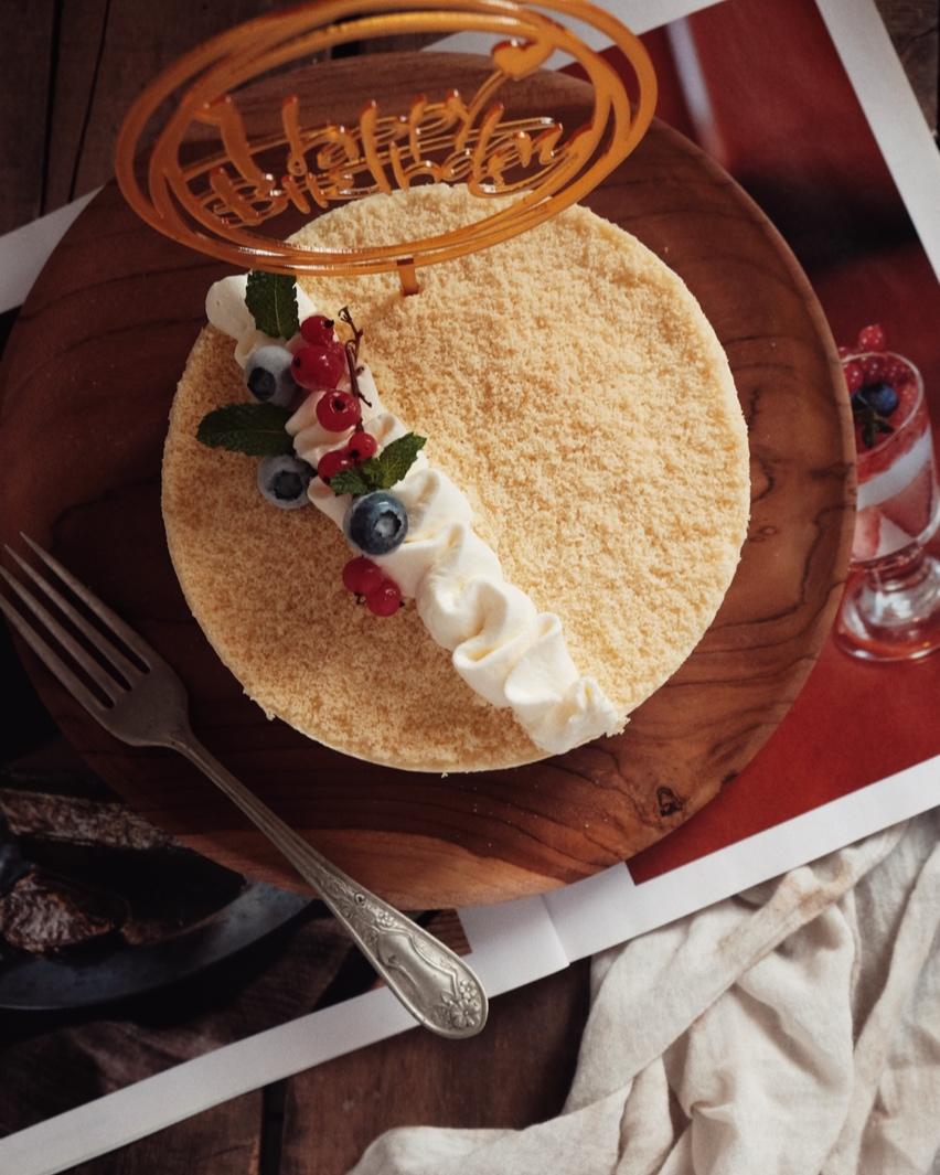 巨巨巨好吃戚风榴莲冻芝士蛋糕