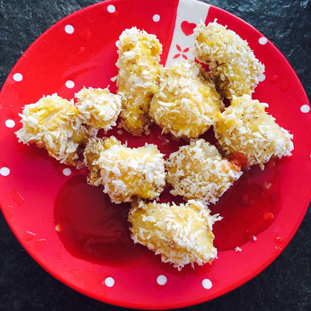 无油鸡米花 (KFC-style Chicken Popcorn)