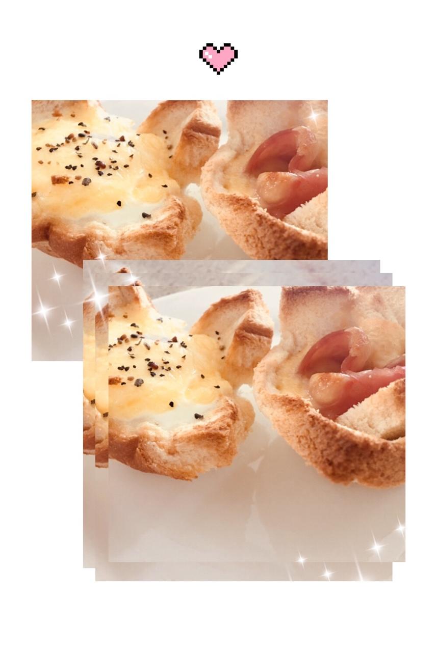 鸡蛋吐司杯盏