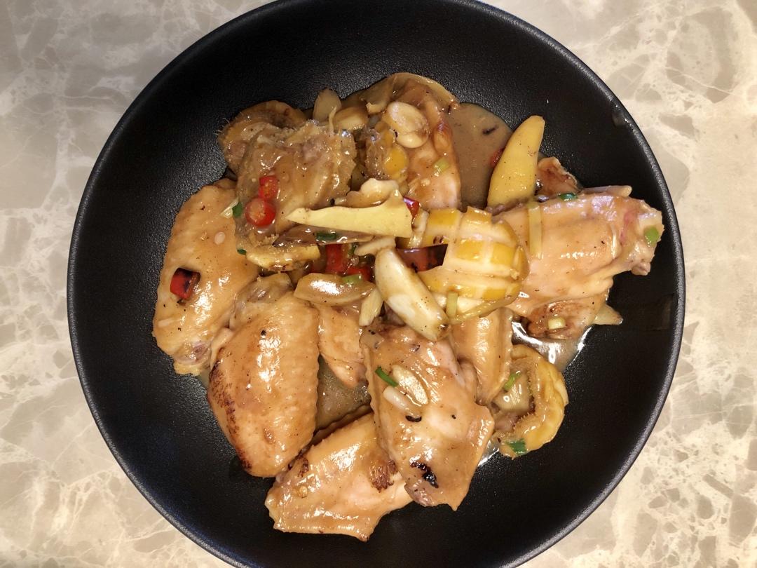 快手鲍鱼焖鸡翅