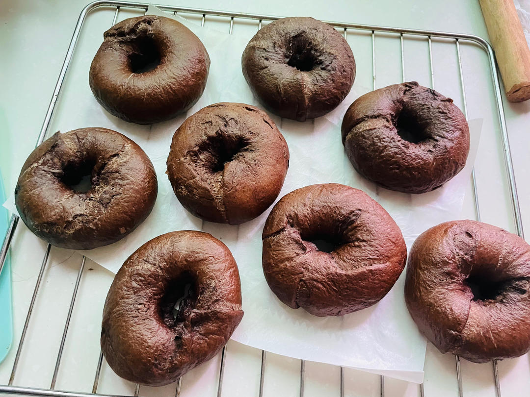 可可巧克力贝果