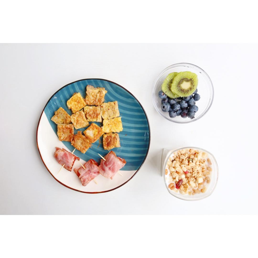 培根吐司鸳鸯卷