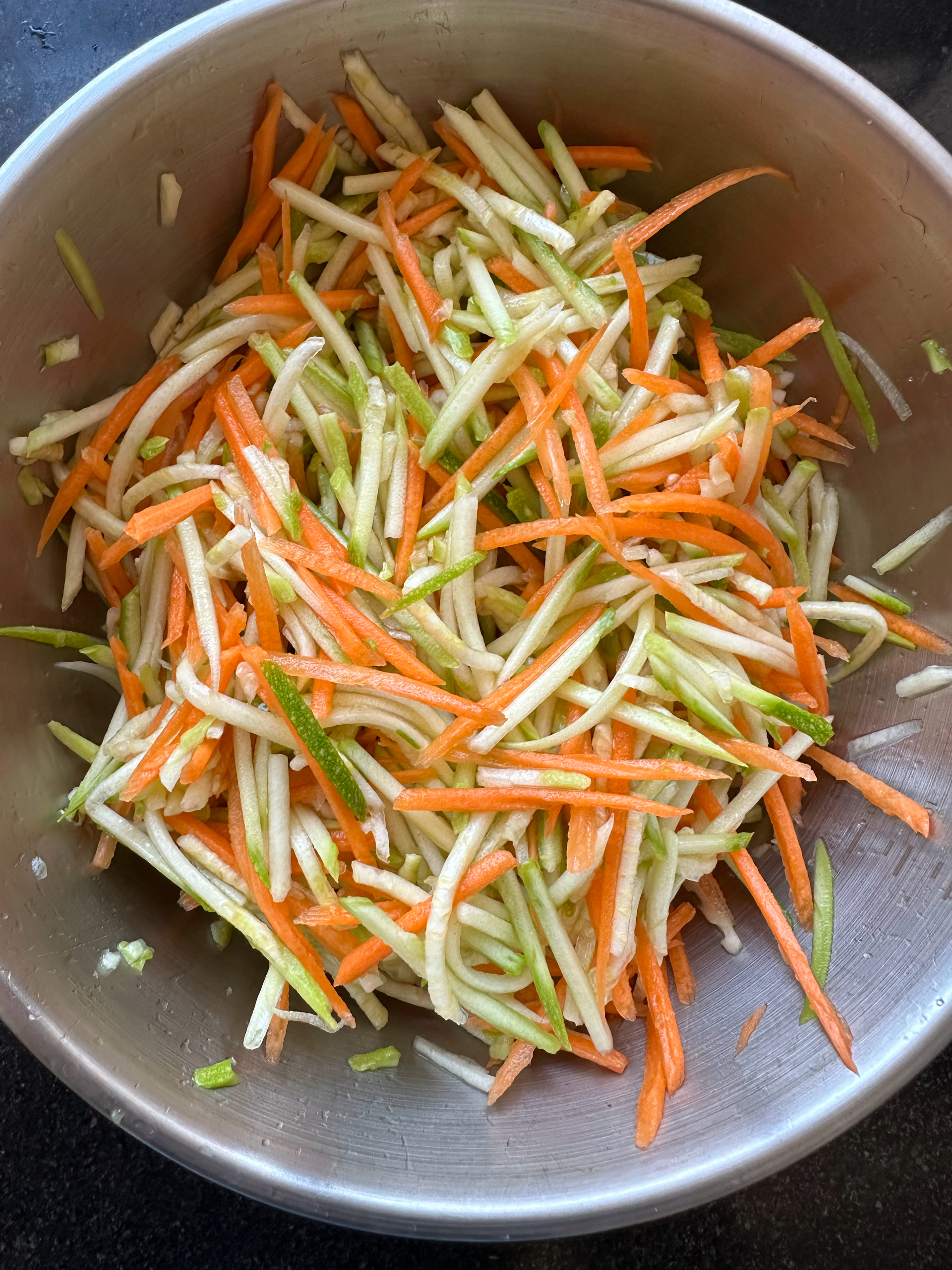 蒸蔬菜卷的做法 步骤3