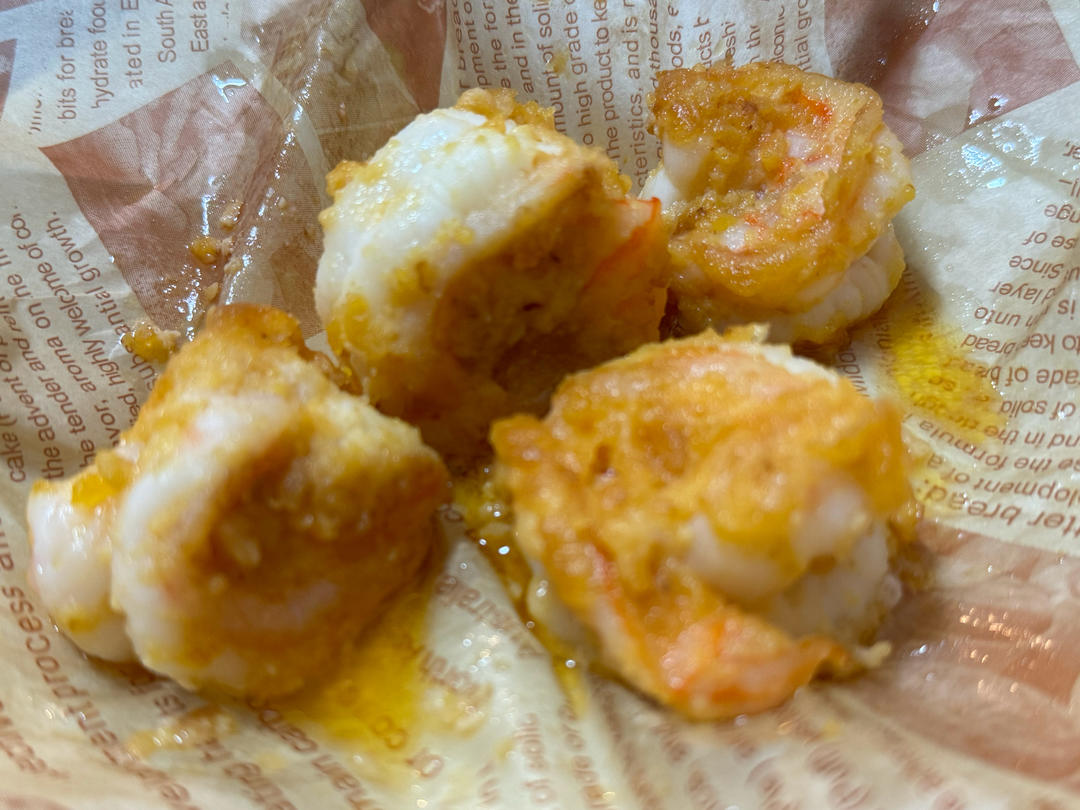 咸蛋黄焗虾仁
