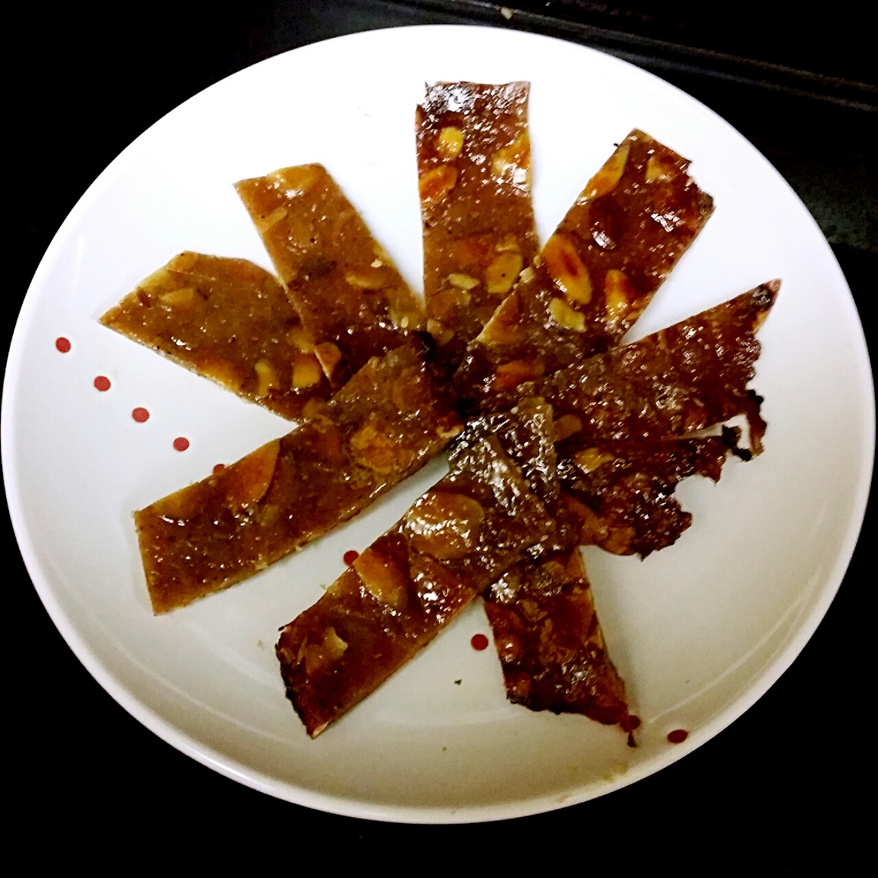 自制红鞠蜜汁猪肉干