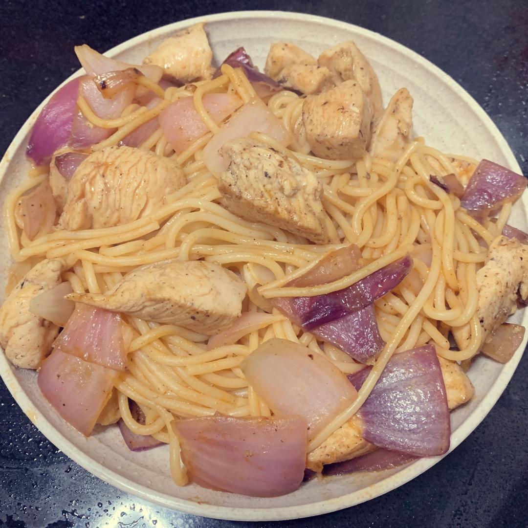 低脂番茄意大利面(鸡胸肉版)