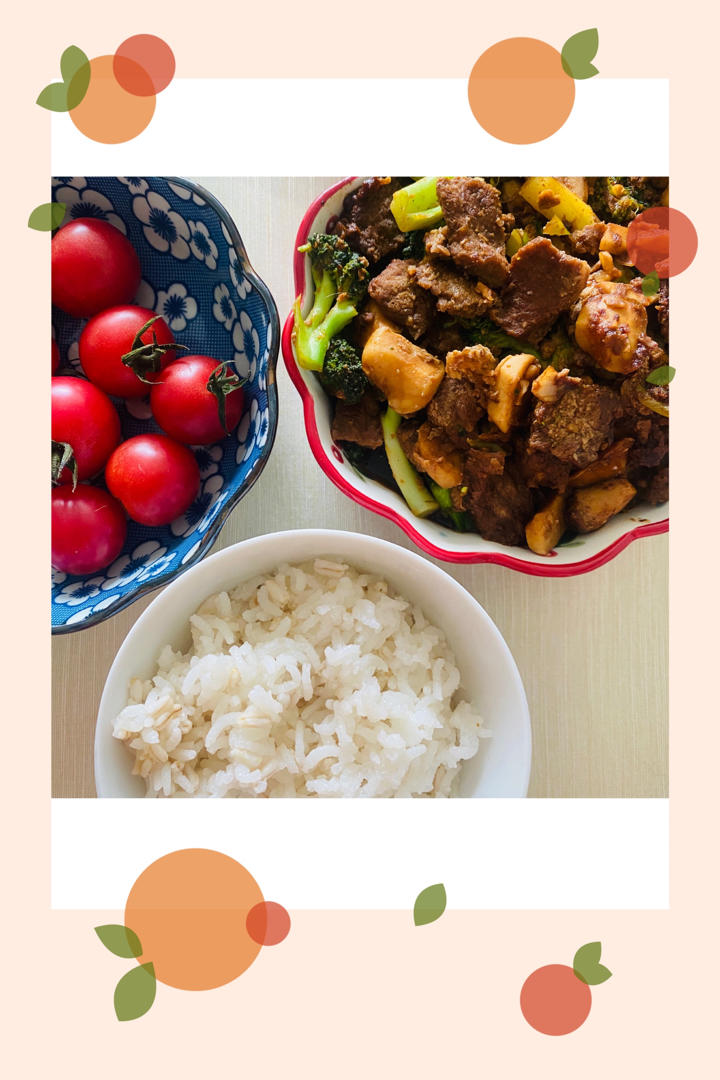 杏鲍菇黑胡椒牛肉粒~老丁的私房菜