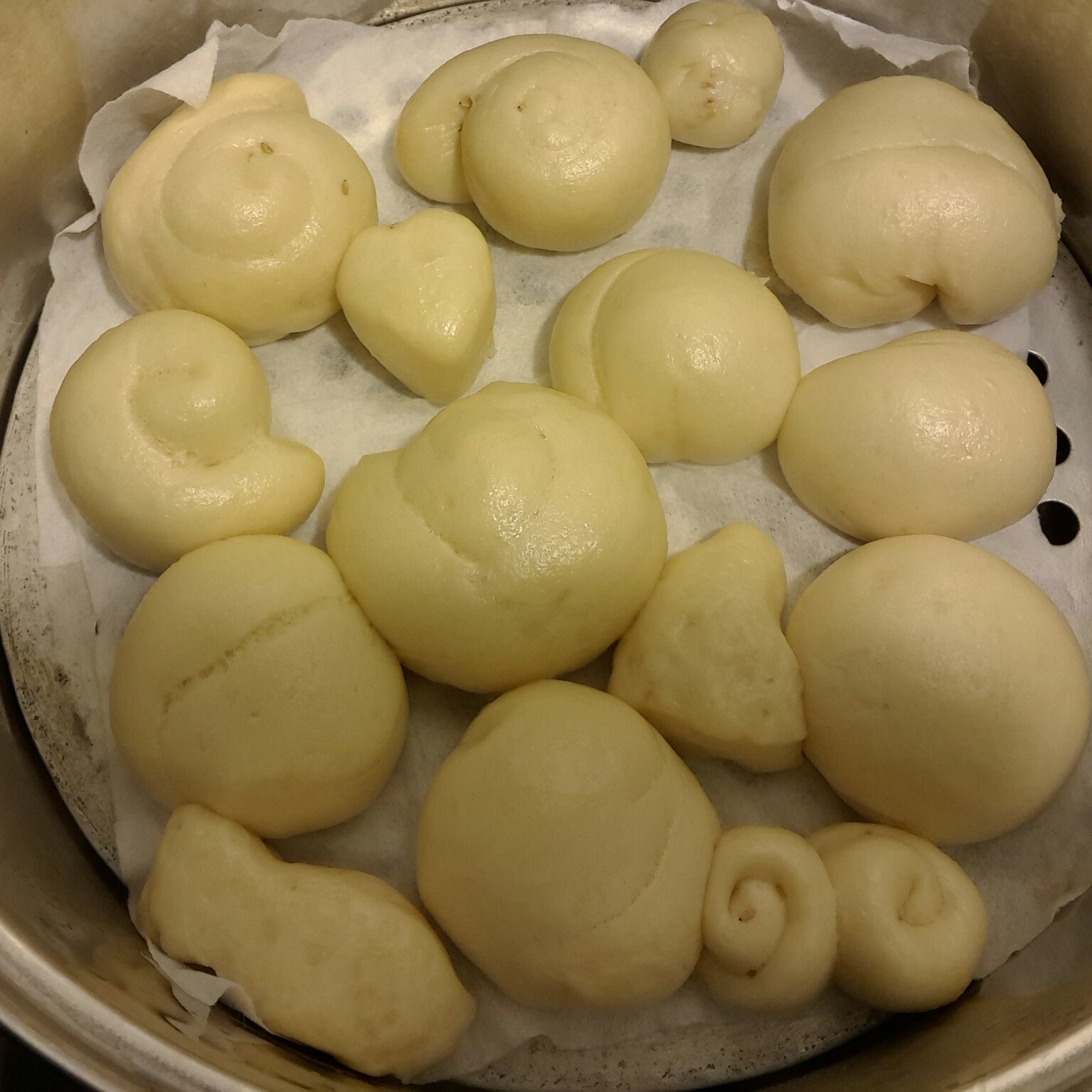 蒸馒头