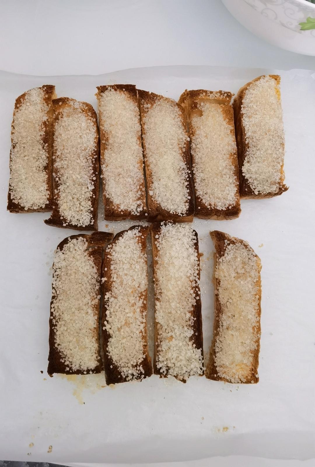 黄金烤吐司🍞条｜太香了