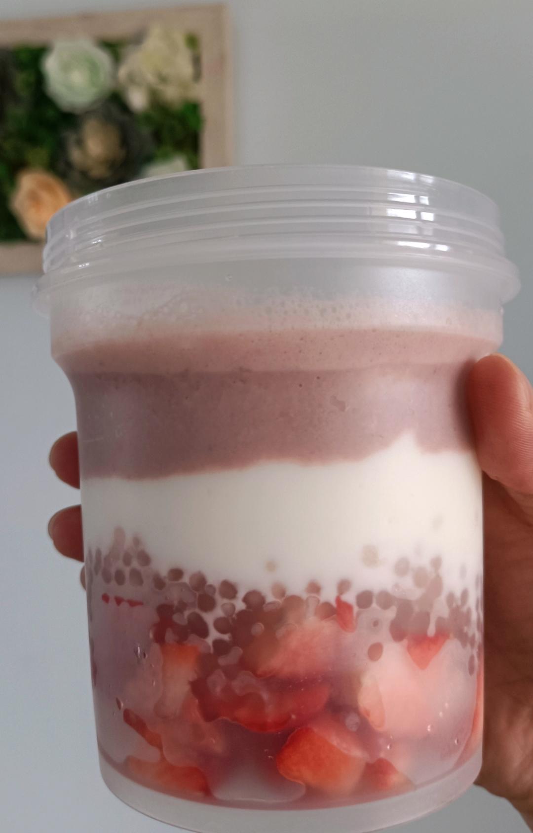 杨枝甘露🥭草莓甘露🍓（酸奶版）