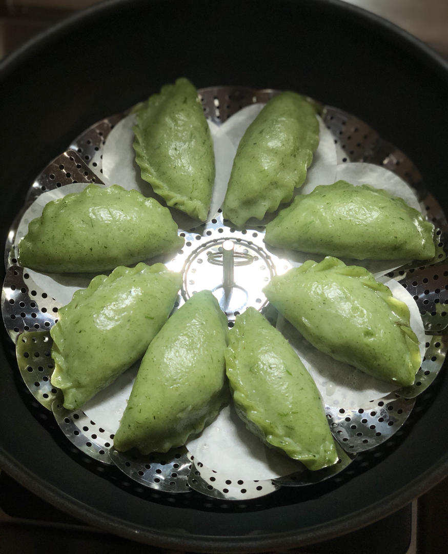 4种口味青团｜腊肉笋丁｜红糖坚果｜咸蛋黄肉松｜红豆｜春天的味道｜艾草清明粿｜非常好包不开裂不塌陷不粘手