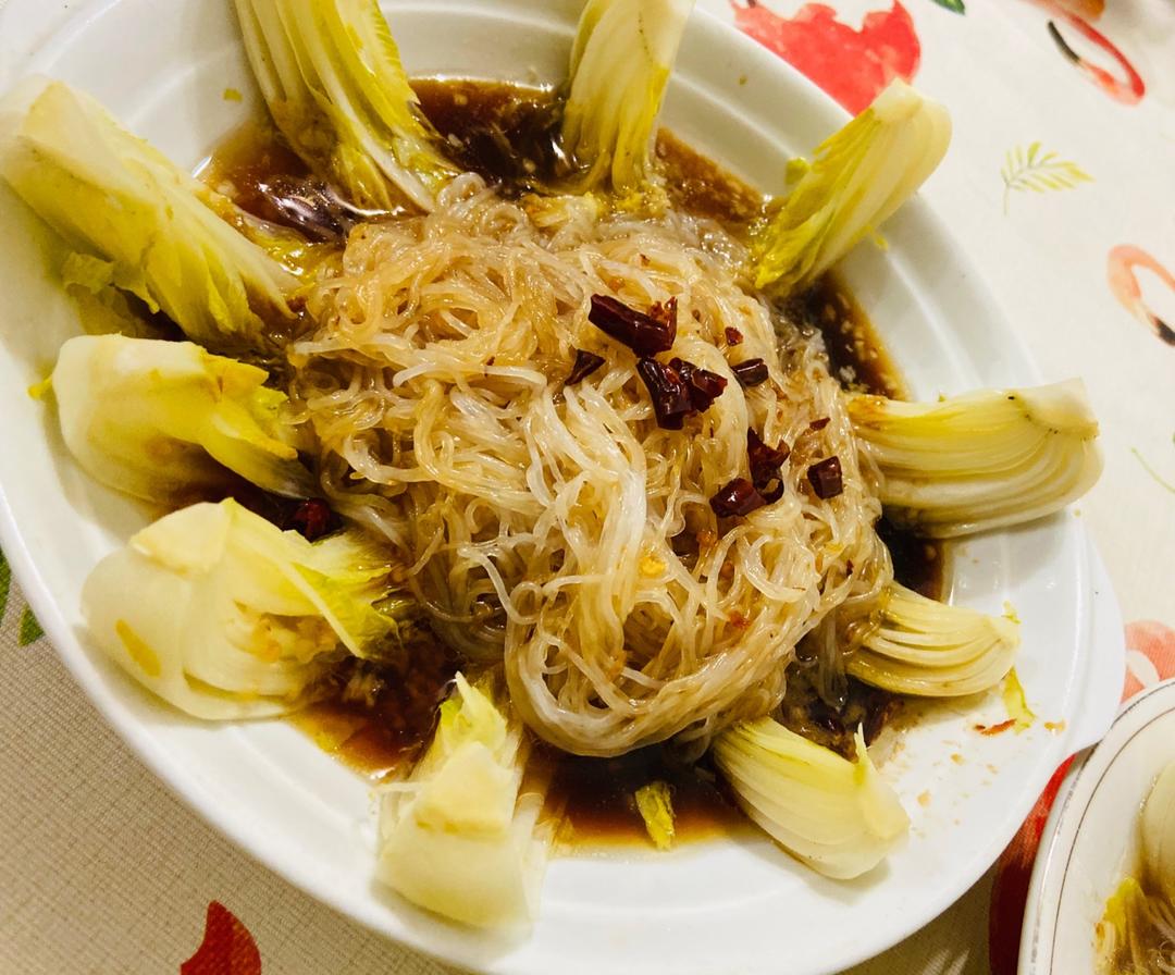 蒜蓉粉丝娃娃菜