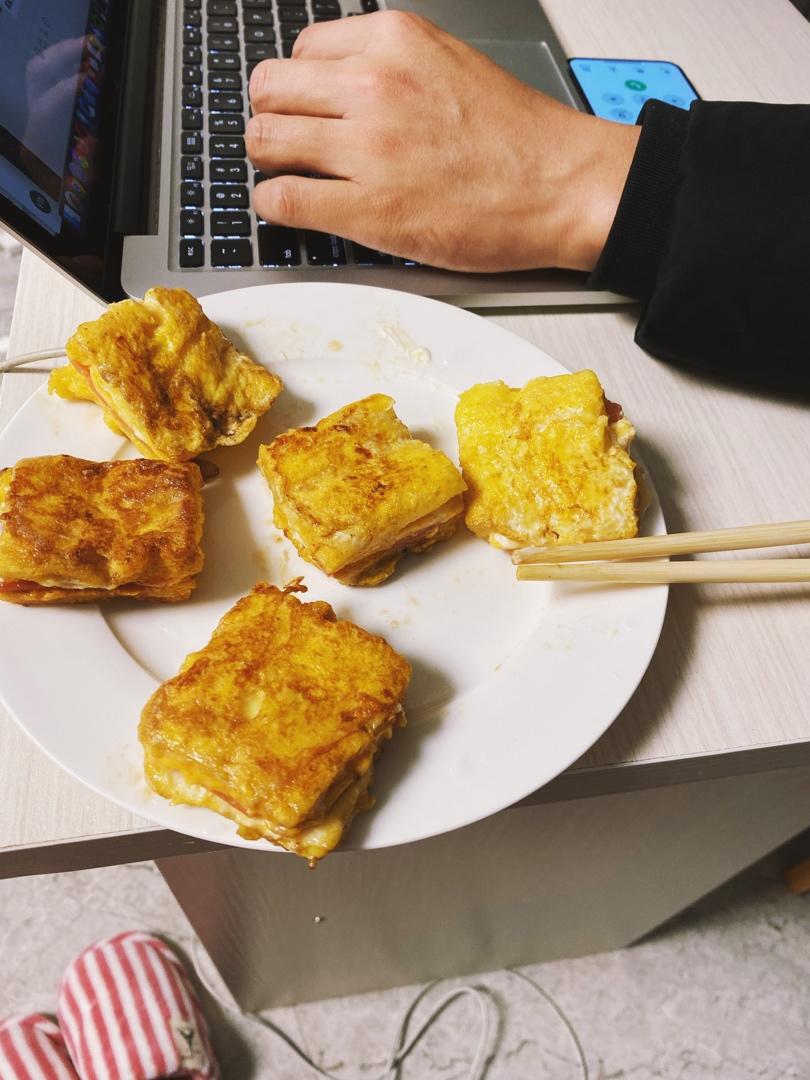 🔥吃一口就上瘾‼️爆浆港式西多士㊙️10分钟搞定😍