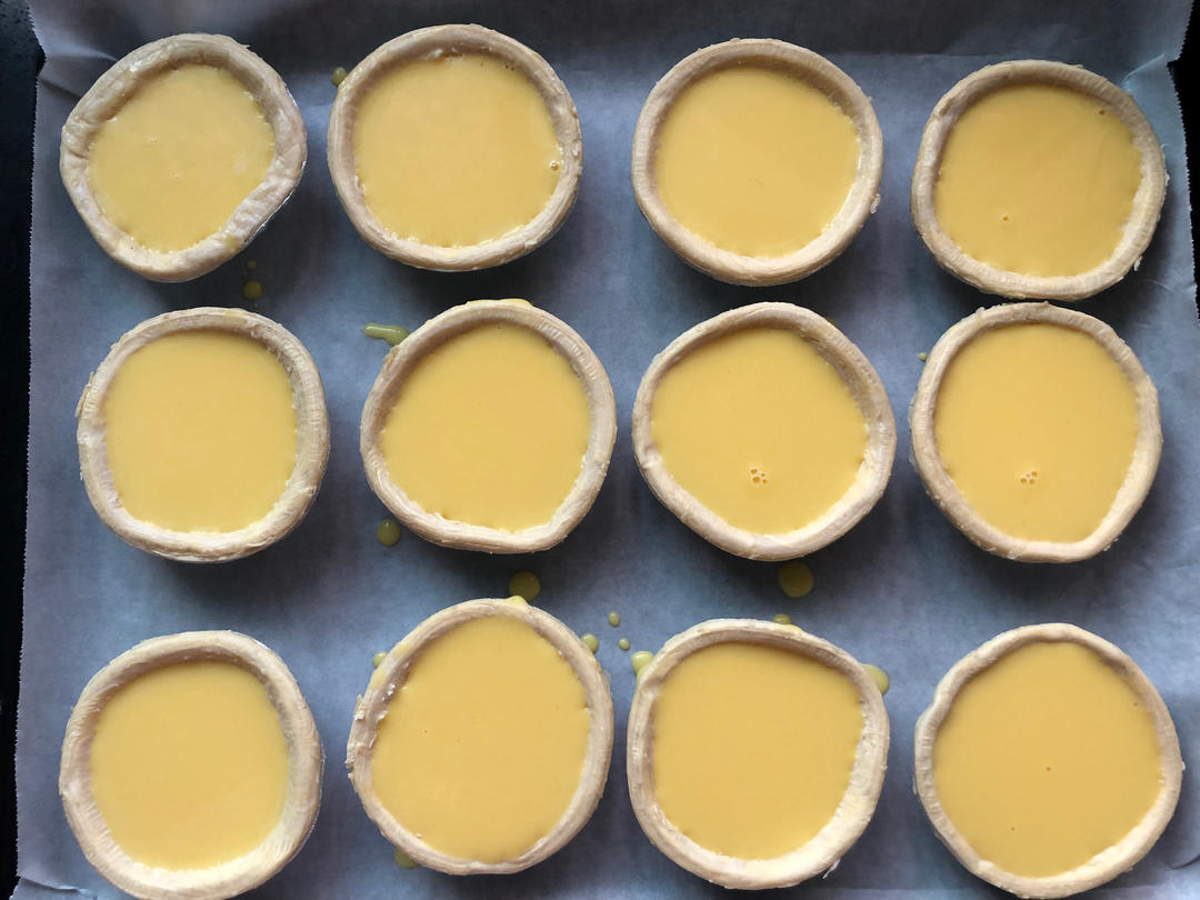 蛋挞（超简单，无淡奶）