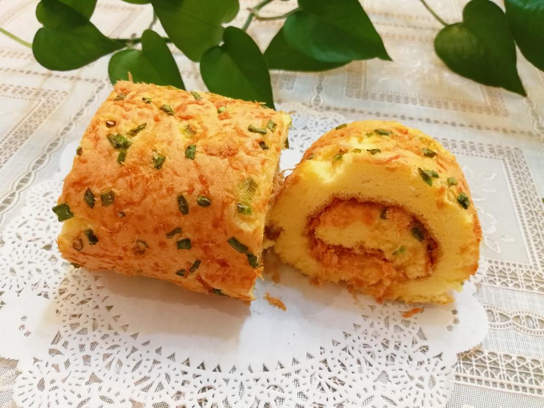 香葱肉松蛋糕卷