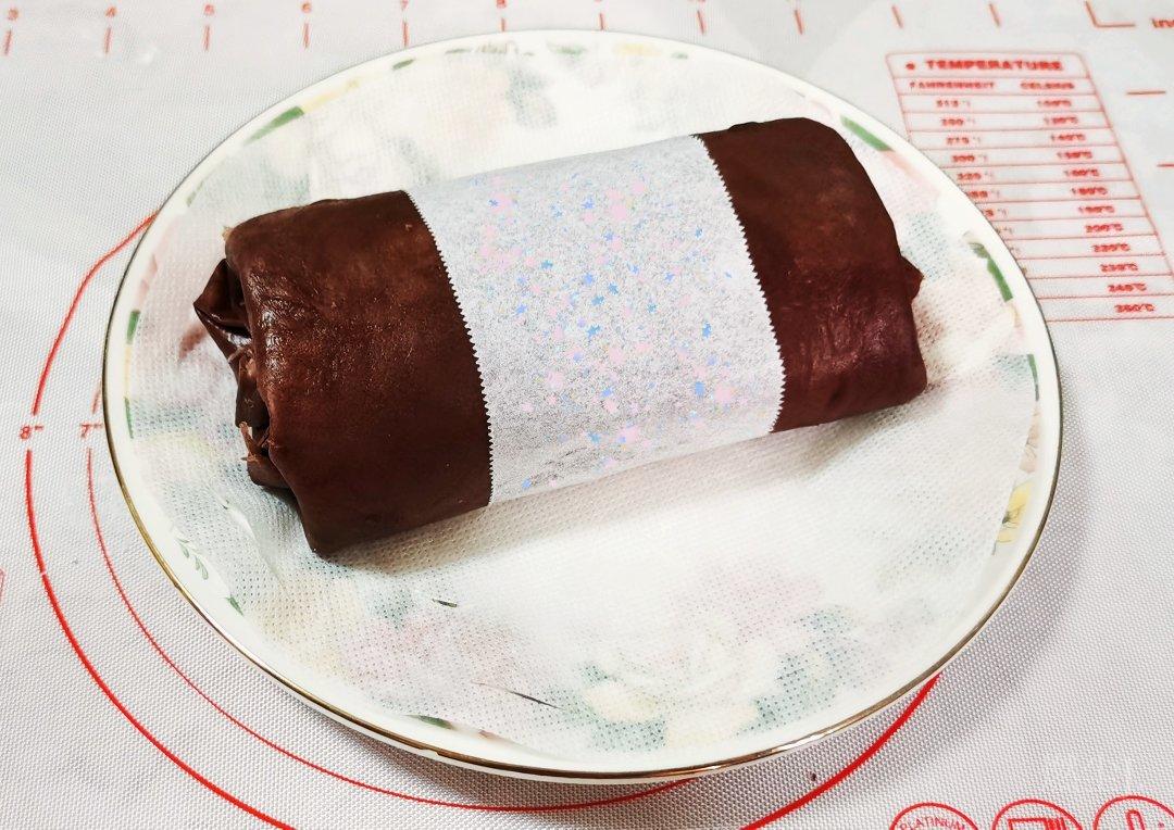千层毛巾卷，原味、抹茶、巧克力三种口味