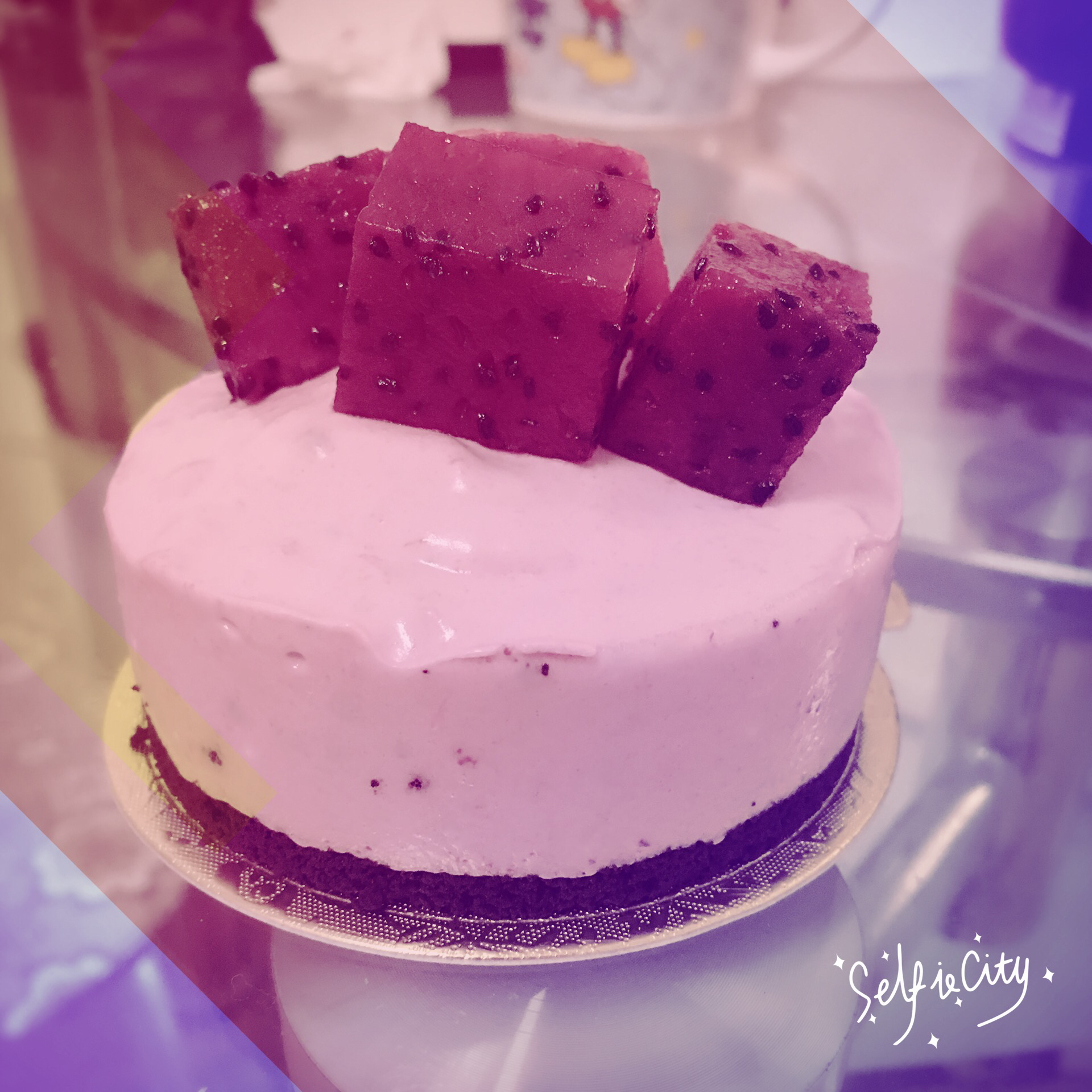 火龙果慕斯（小蛋糕）