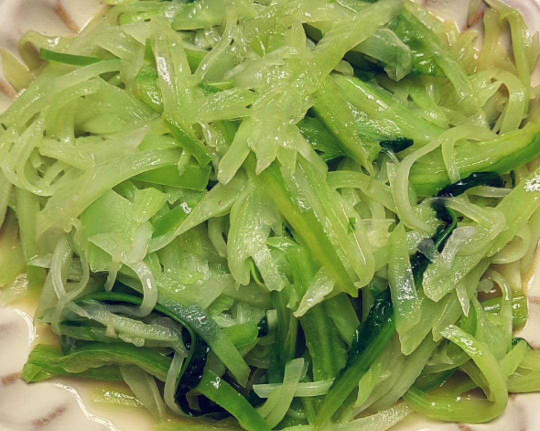 清炒莴笋丝的做法