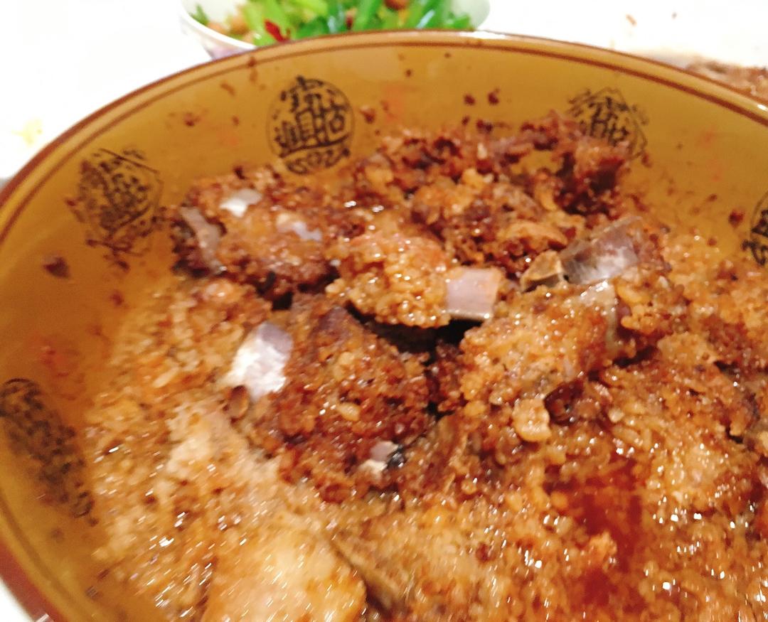 我家的粉蒸肉（排骨）