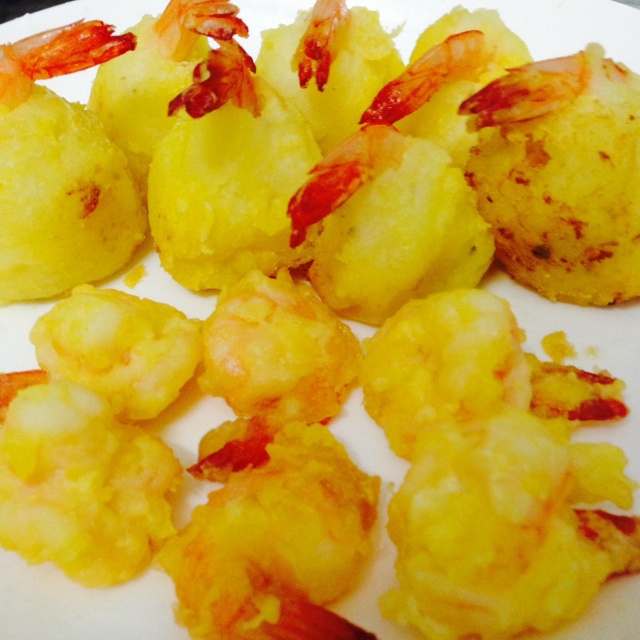 土豆虾球