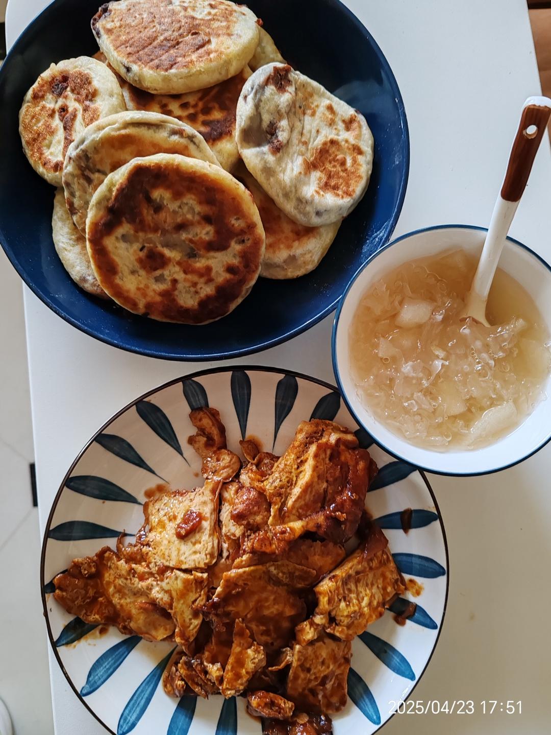 山药红豆饼（烤箱平底锅都行）