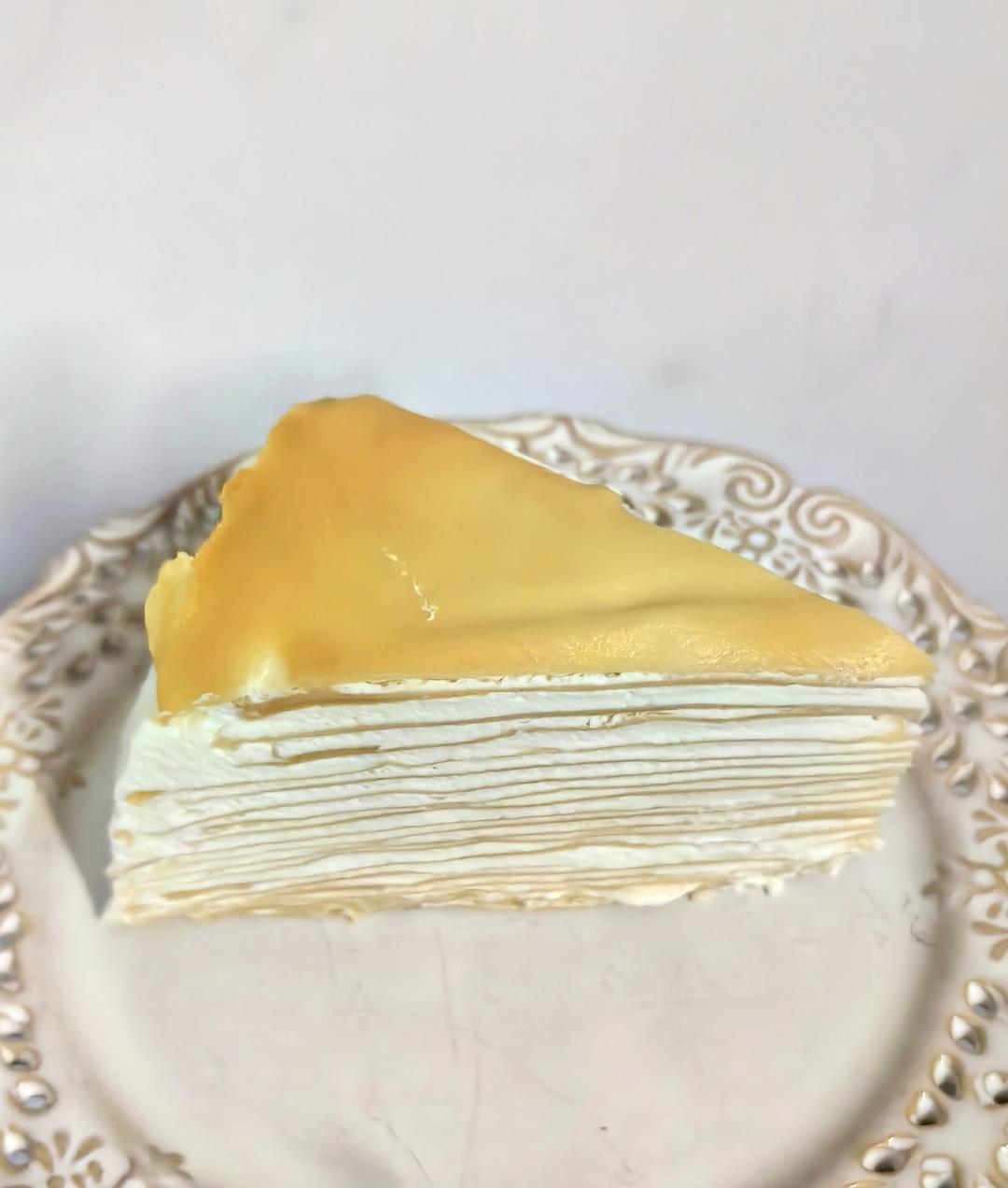 奶茶香气十足的茉莉花茶千层蛋糕