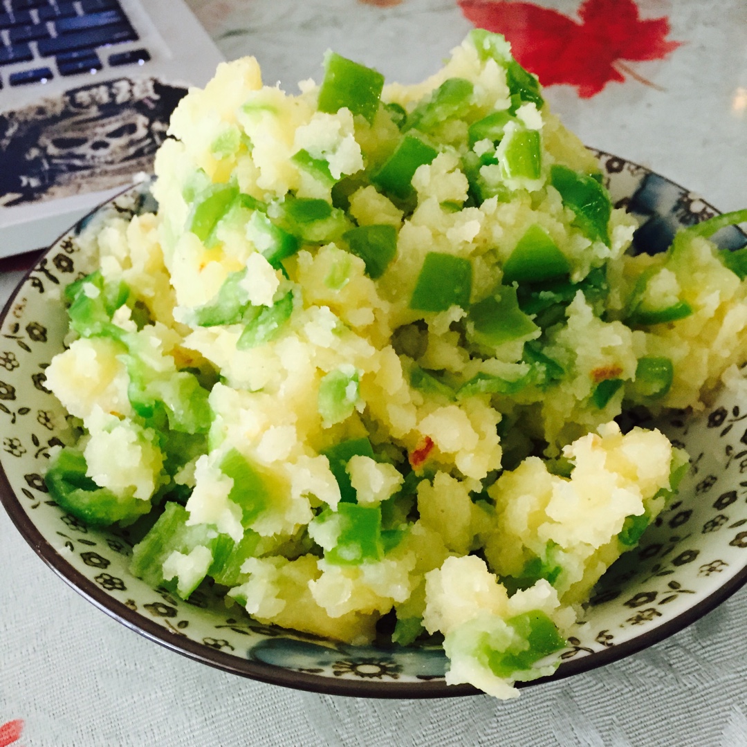 青椒土豆泥