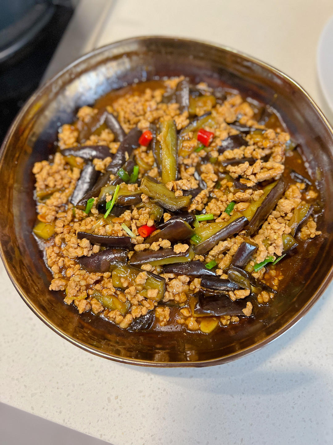 无敌好吃巨下饭的家常菜～肉沫茄子