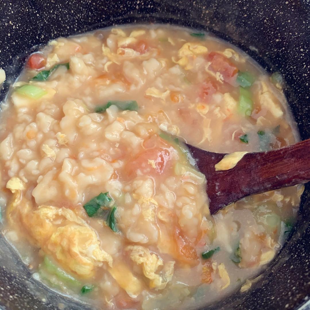 简单早餐-疙瘩汤